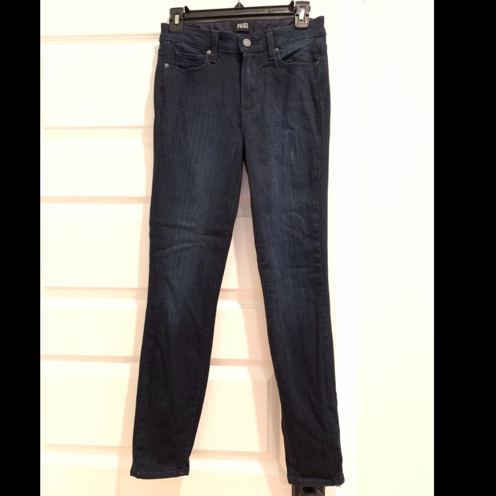Dark blue PAIGE denim skinny jeans size 26